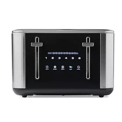 Farberware Touchscreen 4-Slice Toaster Stainless Steel And Black New • $29.99