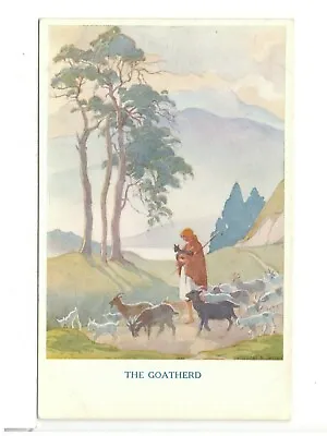 C1910 Art Postcard: “TheGoatherd” – A/s: Margaret W. Tarrant • $9.95