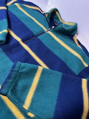 Vintage 90s Eddie Bauer EBTEK Blue Green Yellow Size Large New With Tag Pullover • $32.50