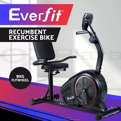 Everfit Exercise Bike Magnetic Recumbent Fitness Cycle Trainer Gym Equipment • $269.95