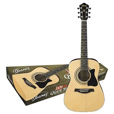 Ibanez IJV30 3/4 Jampack Quickstart Dreadnought Acoustic Guitar Pack • $149.99