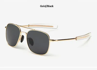 Polarized Aviator Sunglasses Mens Army Military Pilot Glasses Bayonet Temple • $13.99