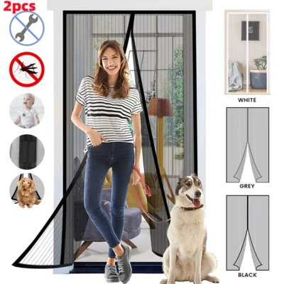 £6.99 • Buy Magnetic Insect Magic Door Net Screen Bug Mosquito Fly Insect Curtain Mesh
