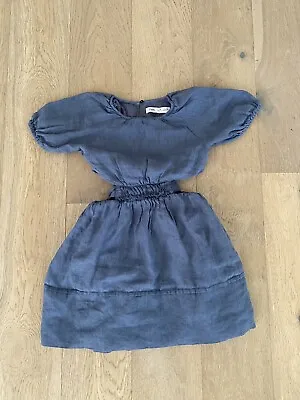 $24.99 • Buy Zara Girls Cut Out Dress Blue Size 6