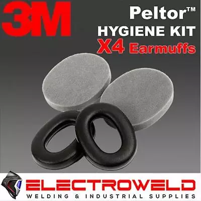 3M Peltor Hygiene Kit For X4 Earmuffs Replacement Pads Ear Muffs Insert Foam Cup • $19.95
