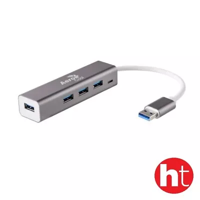AeroCool 4 Port USB3.0 Hub With Micro USB Input  - ASA-HUB-ATHB7AE • $50