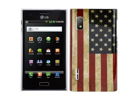 Cell Phone Case Protective Cover Flag USA Bowl For Lg Optimus L5 E610 Top • £13.06