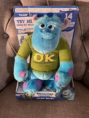 Disney Pixar Spin Master Monsters University Talkin’ Sulley Plush Doll 13” • $24.71