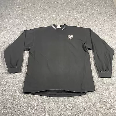 Vintage Nike Oakland Raiders Mens XL Long Sleeve Football Shirt NFL Made In USA • $45