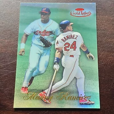 1998 Topps Gold Label Class 1 Red Label 044/100 Manny Ramirez #94 • $80