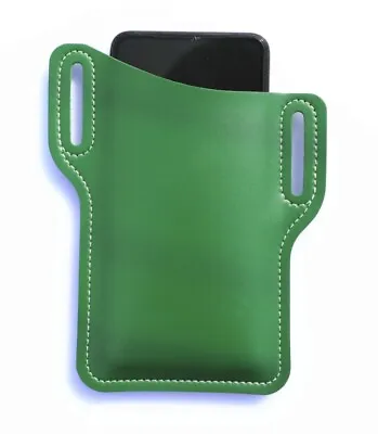 For IPhone 15 14 13 12 11 Pro Plus Max Real Leather Workman Belt Loop Case Pouch • £10.19