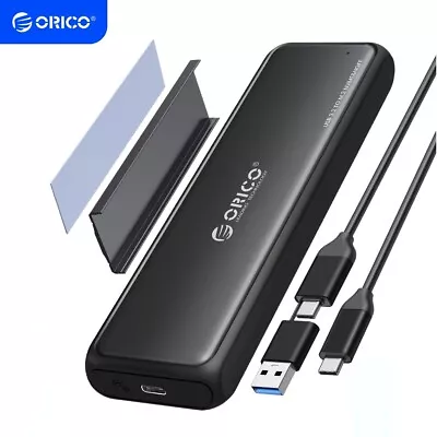 ORICO M.2 NVMe&SATA SSD Enclosure Adapter USB C 3.2 10Gbps For PCIe M (B+M Key) • $25.59