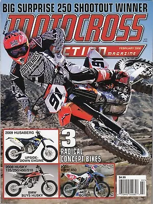 MOTOCROSS ACTION – February 2008 '08 250F Shootout / Jeff Ward / Mike LaRocco  • $8.99