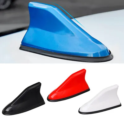 1x Car Roof Shark Fin Antenna Aerial Signals Amplifier Radio AM/FM Universal • $16.37