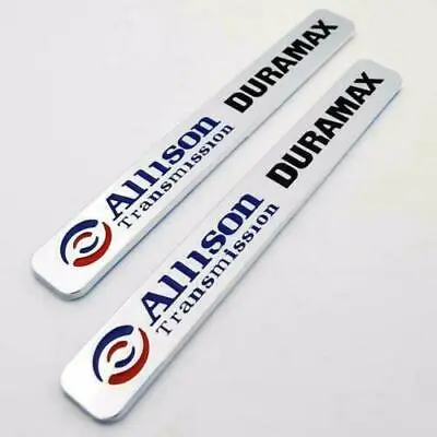 (2) Allison Transmission Duramax Emblems Badges Silverado 2500HD 3500HD • $18.95