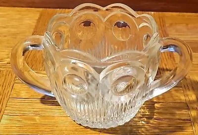 Vintage Bartlett Collins Manhattan Clear Open 2 Handled Sugar Bowl 1940's-1950's • $9.99