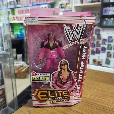 WWE Elite BRET HIT MAN HART Ringside Exclusive Series Flashback Figure WWF • $500