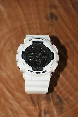 G-Shock Men's Watch White Strap Digital Chronography Watch GA110GW Anti-Magnetic • $98.77