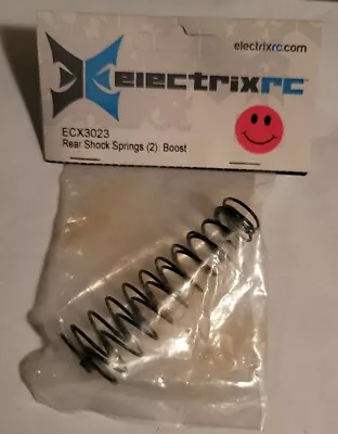 Electrix RC ECX Rear Shock Springs Boost 2wd Buggy Black 2 Pcs  ECX3023 • $8.69