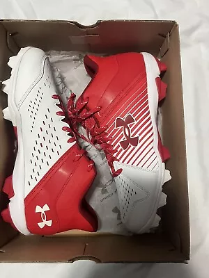 2023 Under Armour Men's UA Leadoff Mid RM Adult Baseball/Softball Molded Cleats • $40