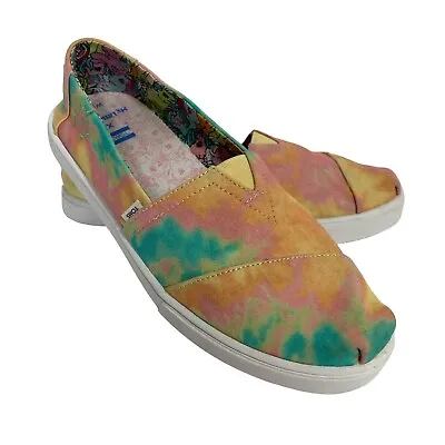 Toms Limited Edition My Little Pony Sky Dancer Tie Dye Shoes Womens Size 8.5 • $18