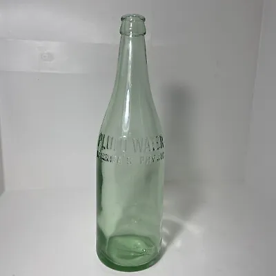 $18 • Buy PLUTO WATER AMERICA'S PHYSIC GLASS BOTTLE / Antique 24