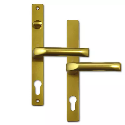 Hoppe 117/363M UPVC Lever Door Handles With Snib 68mm Centres Suits Fullex Gold • £45.95