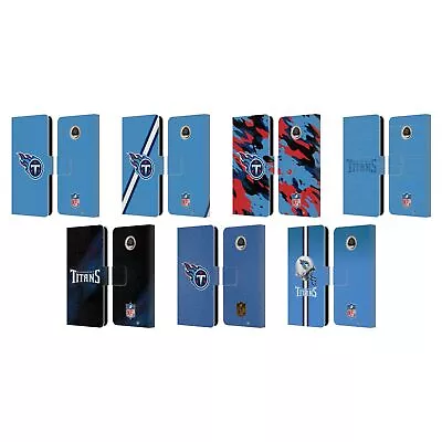 Official Nfl Tennessee Titans Logo Leather Book Wallet Case For Motorola Phones • $23.95