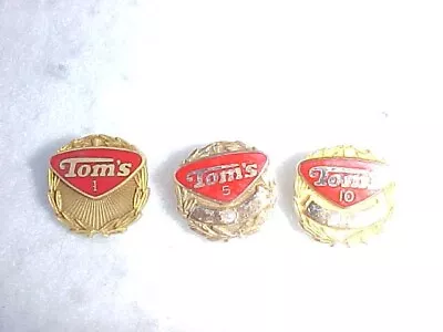 Three 1960's Vintage Tom's Peanut Service 1/10k Pens Lance Jar Store • $85