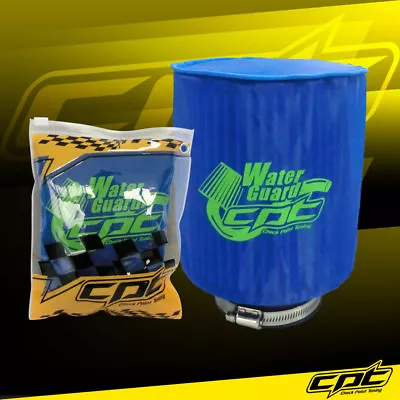 Water Guard Cold Air Intake Pre-Filter Cone Filter Cover For Chevy Large Blue • $24.99