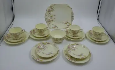 Vintage Fenton China Radfords Bone China Tea Set Cups & Saucers Waterlily Design • £9.99