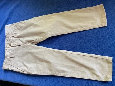 £10 • Buy Boys Hackett Chinos Size 3/4 Yrs. Slim Fit. Coconut Milk Colour.