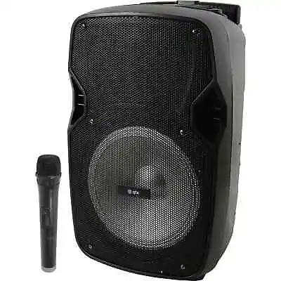 QTX PAL10 10  Portable PA Speaker With Bluetooth Wireless Mic & LED Effects • £159