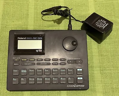 Roland - Sound Canvas Module Synth SC-33 With AC Adapter • $85