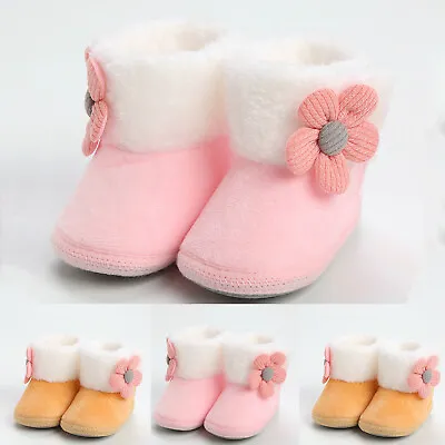 £3.99 • Buy Infant Baby Girls Boys Toddler Slippers Socks Shoes Flowers Boots Winter Warm
