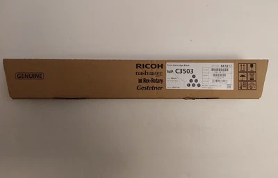 £47.50 • Buy Original Ricoh 841817 Toner Cartridge - Black For Ricoh, Gestetner MPC3503