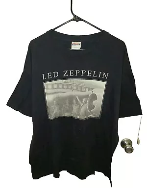 Vintage Led Zeppelin Starship T-Shirt Hanes Heavyweight Size Adult 2XL *RARE* • $50
