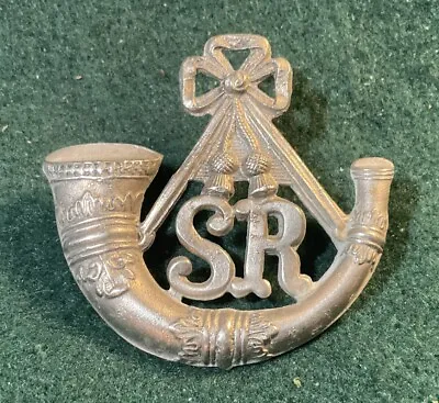 Cameronians Scottish Rifles Cap Badge In White Metal On Lugs S66 • £10.99