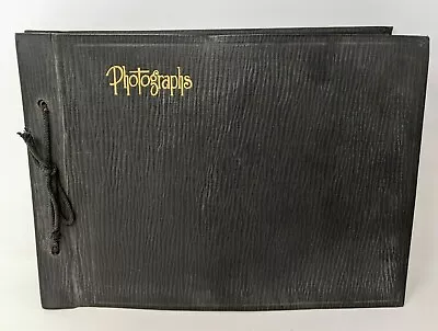 $237.99 • Buy VTG Antique 1920s People Family Life Vacation Wedding Scrapbook Photo Album M21