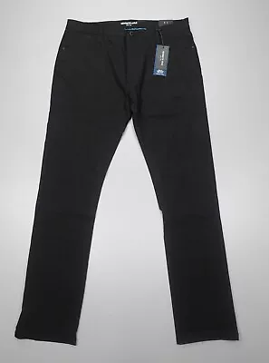 Kenneth Cole Men's 5-Pocket Tech Pants Slim Fit Lightweight Nylon Stretch Black • $35.79