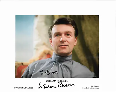 £32.99 • Buy William Russell  DOCTOR WHO  Genuine Signed Autograph 10x8 COA 33687