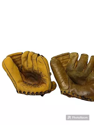 MICKEY MANTLE Pro Master 1950’s Vintage Baseball Glove RHT & Vintage Wilson • $100