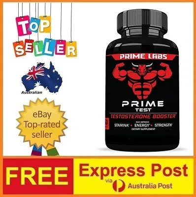 $64.95 • Buy Prime Test Testosterone Lean Muscle Gains - Strength Energy Size Test Booster