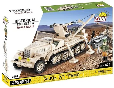 Sd.Kfz. 9/1 Famo  COBI 2281 German WWII  BRICKS BLOCKS Military Model 1/35 • $109.60