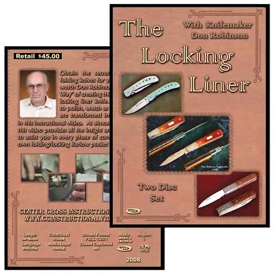 The Locking Liner DVD / Knife Making / Bladesmithing Dvd / Knives • $34.50