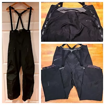 $639 Patagonia Powslayer Bibs Gore-Tex Pro Snow Ski Pants Men's Sz Large Black • $239.99