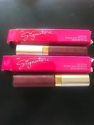 LOT OF 2 BERRY SMOOTHIE Mary Kay Signature Lip Glosses .28oz 312000 New In Boxes • $14.99