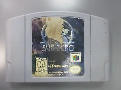 Mortal Kombat Mythologies: Sub-Zero (Nintendo 64) N64 Tested Working 100% • $19.99