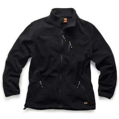 Scruffs Worker Trade Fleece Jacket Black Sizes M-XL • £21.99