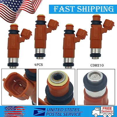 X4 Fuel Injectors Flow Tested Cleaned FITS Yamaha F115 Mercury 68V-8A360-00-00 • $41.14